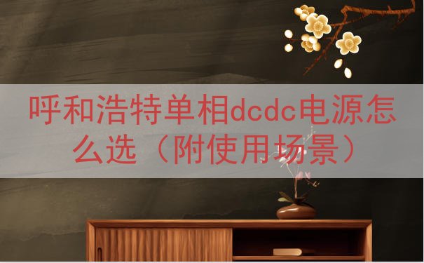 呼和浩特单相dcdc电源怎么选（附使用场景）